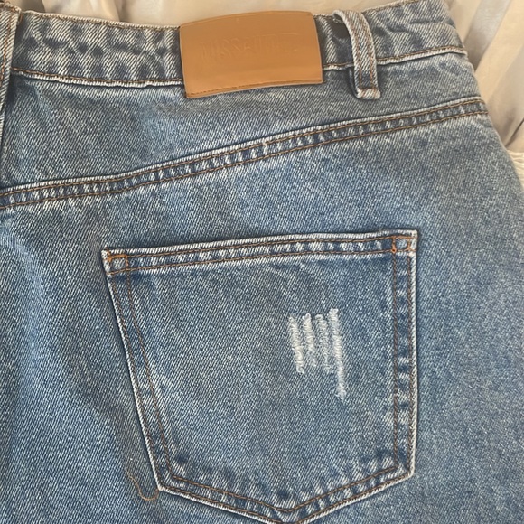 Missguided Distressed Denim Jeans Size 12 NWT - Picture 7 of 7